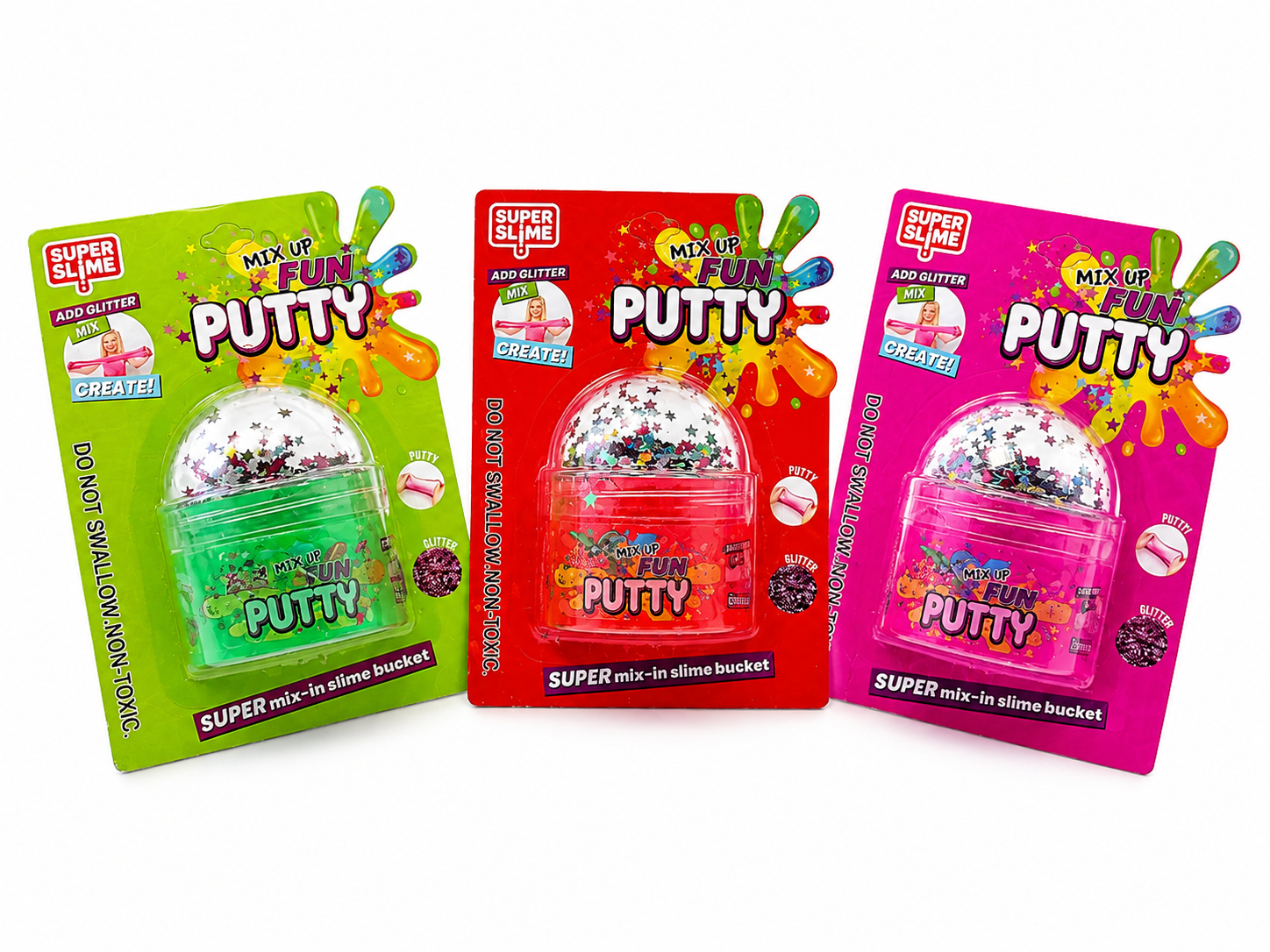 Super Mix In Slime Bucket - Assorted