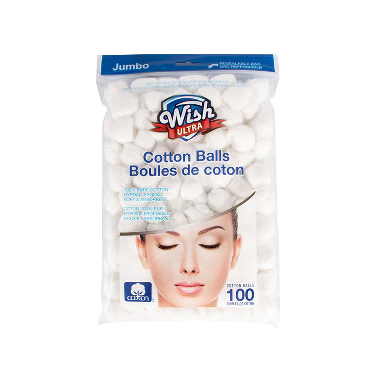 Wish Cotton Balls 100CT (24008-IN)