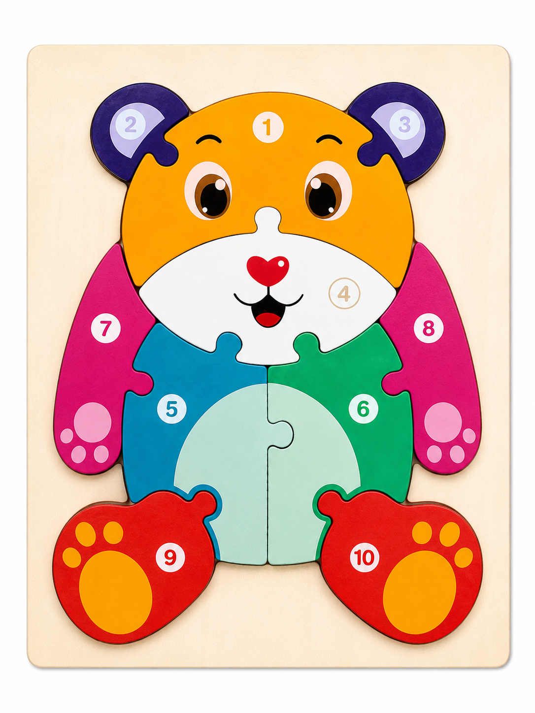 Wooden Toy Animal Puzzle