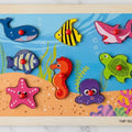 Ocean Peg Puzzle Board