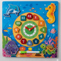 Ocean Learning Clock Puzzle
