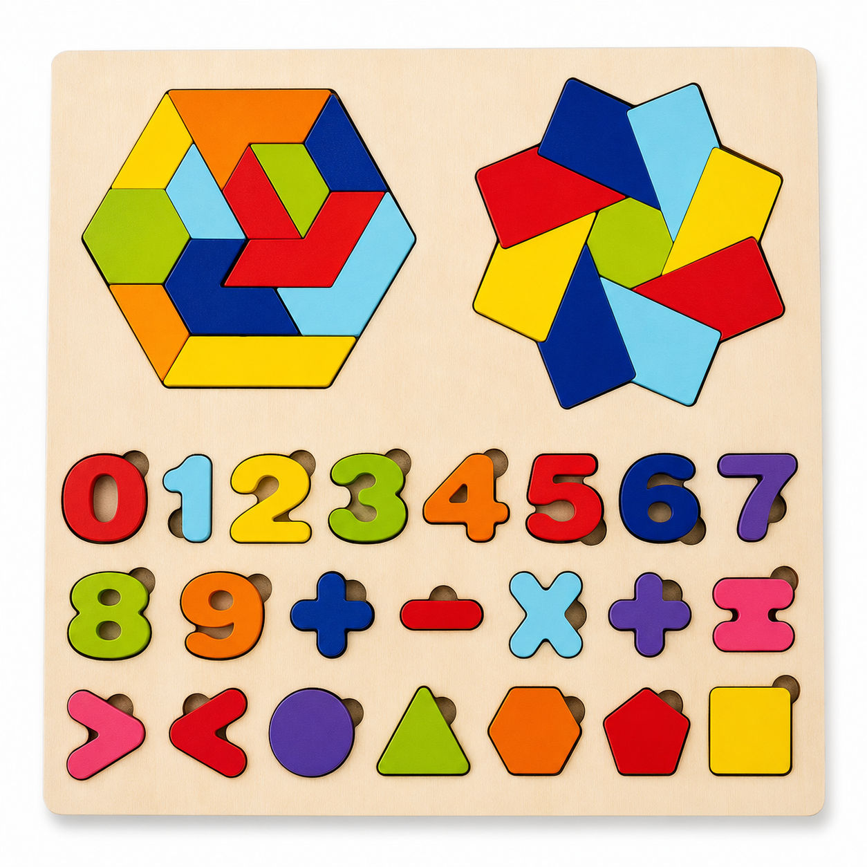 Wooden Numbers Learning Set