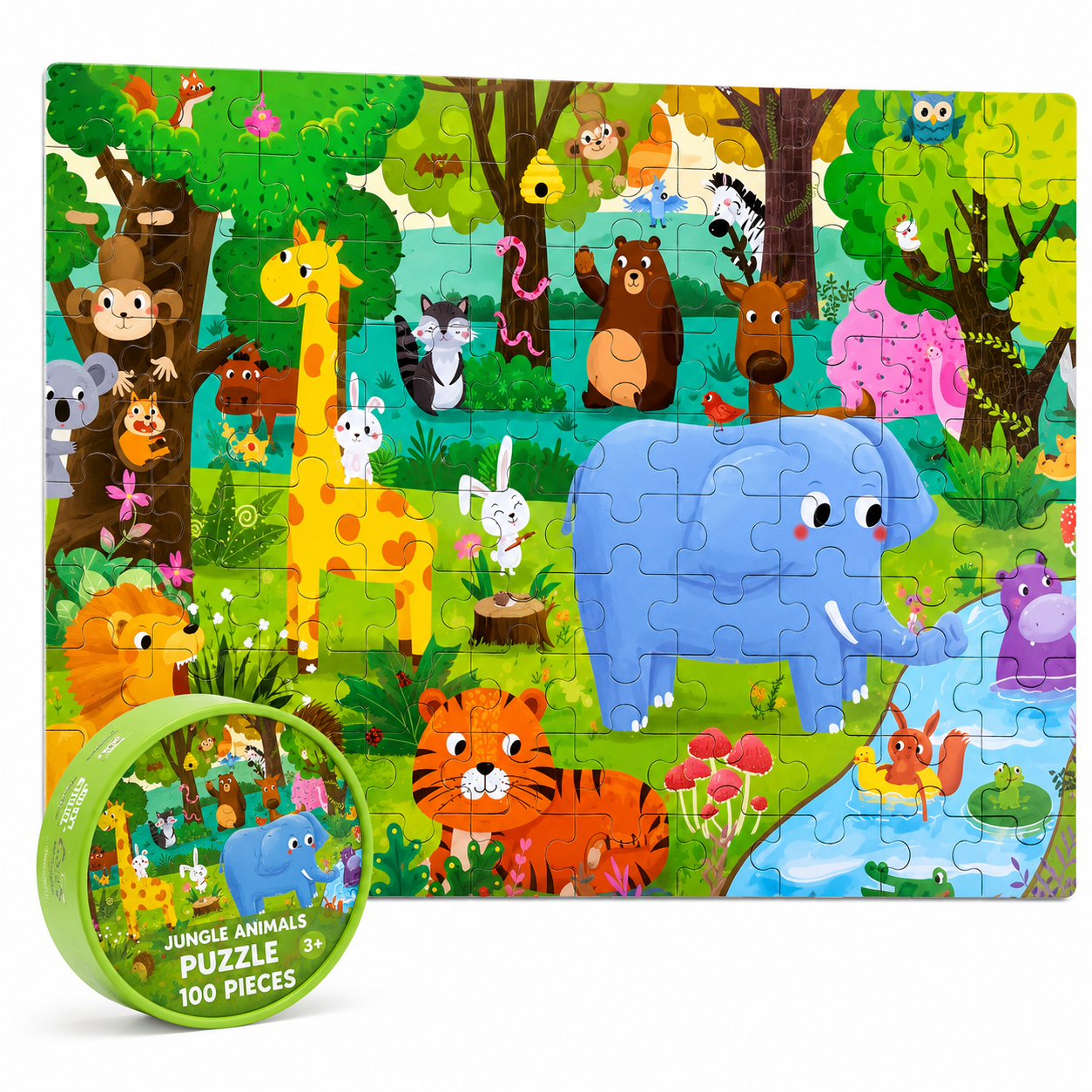 Animal Puzzle Set - 100pcs
