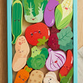 Wooden Vegetable Puzzle Set