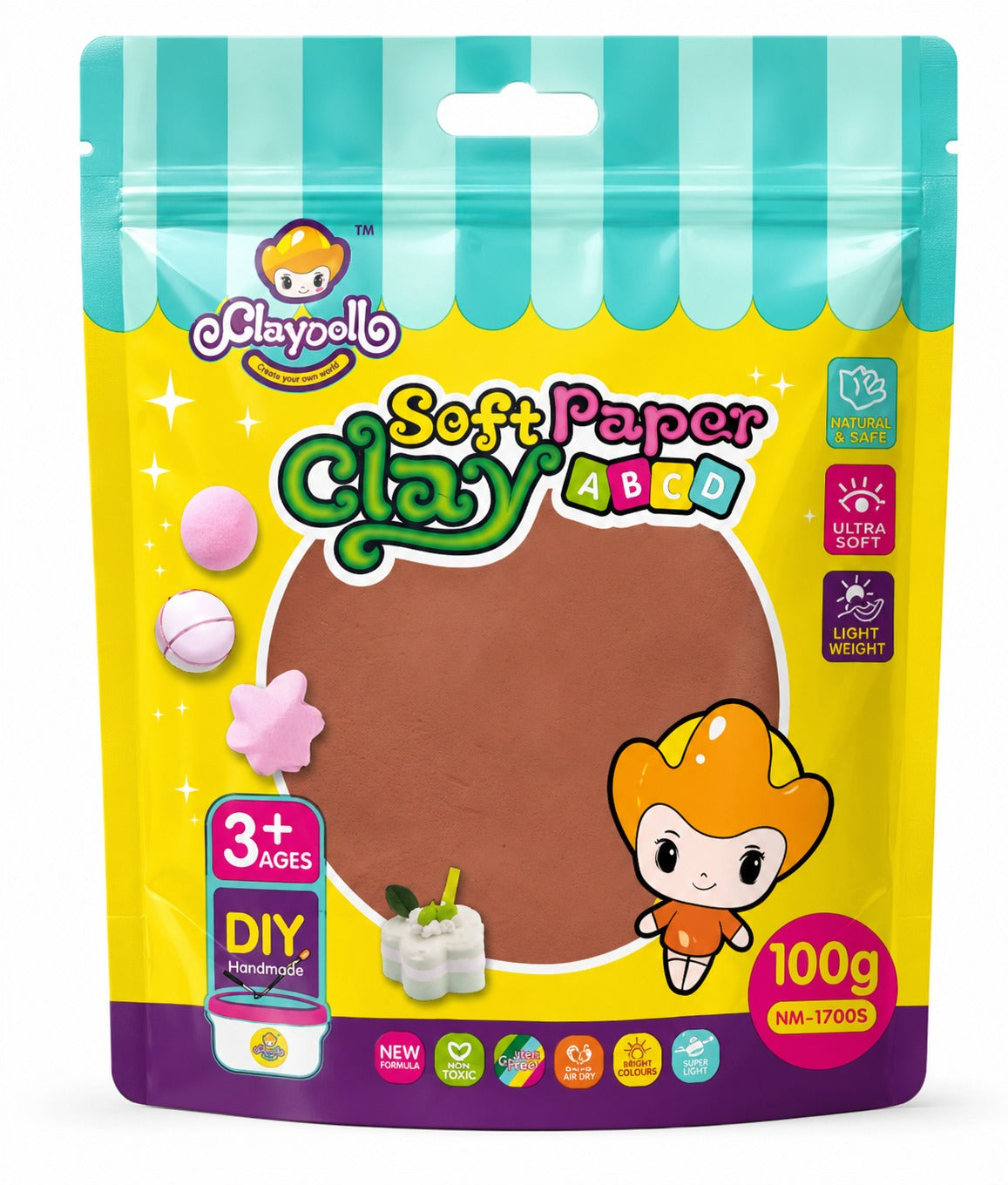 Soft Paper Clay Pack (100g)