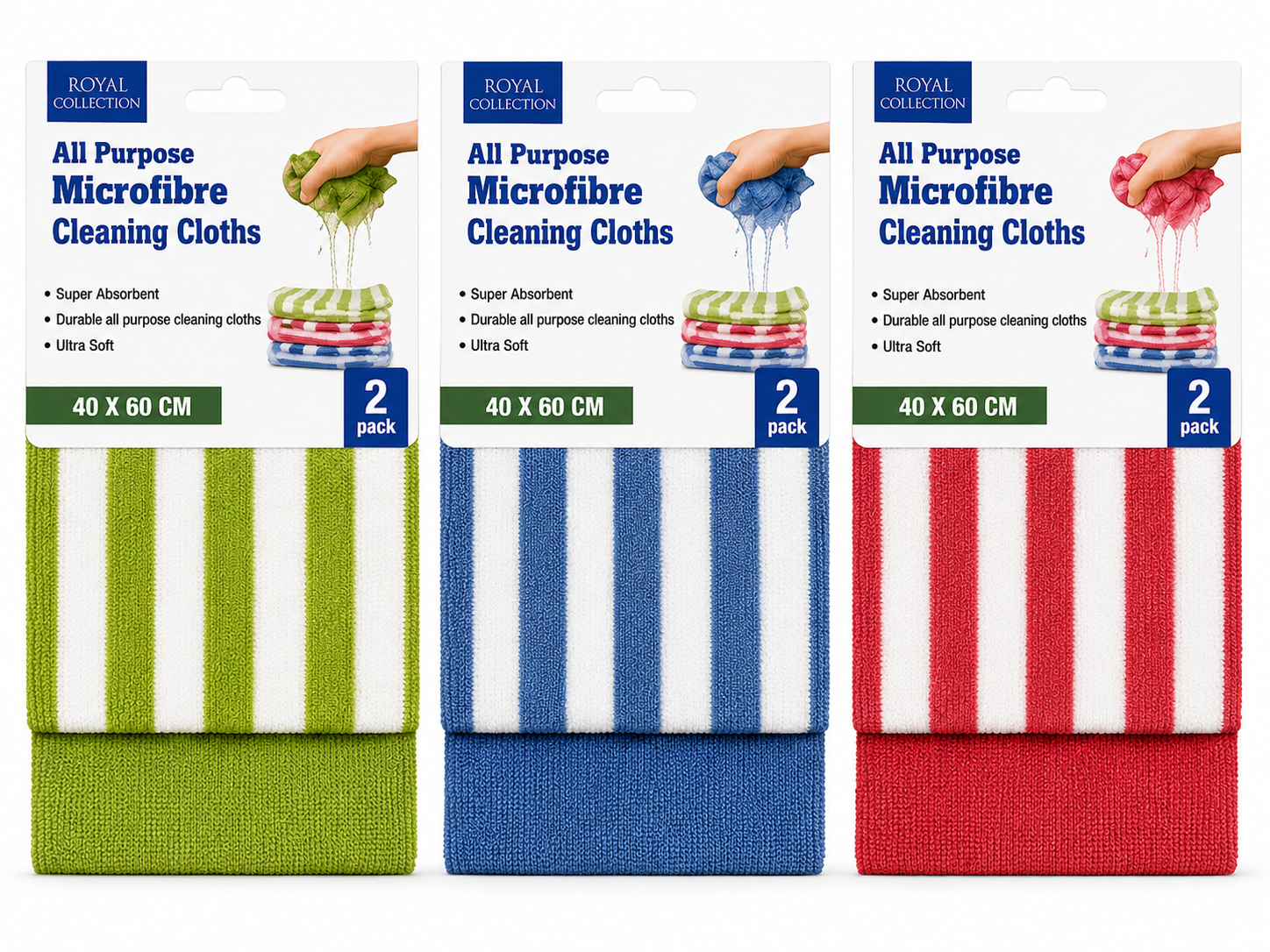 Microfiber Cleaning Towel - 2pk