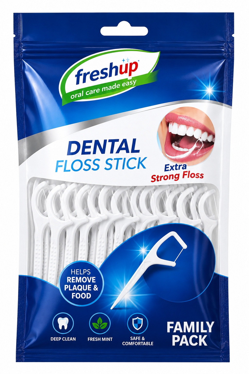 Dental Floss Picks - Family Pack