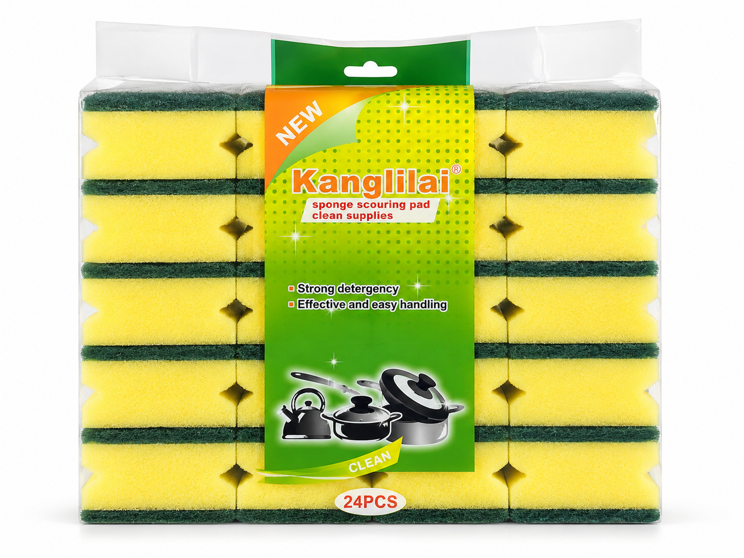 Heavy Duty Sponge - 24pk