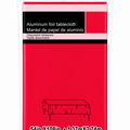 Aluminum Foil Table Cloth - Red