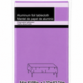 Aluminum Foil Table Cloth - Purple