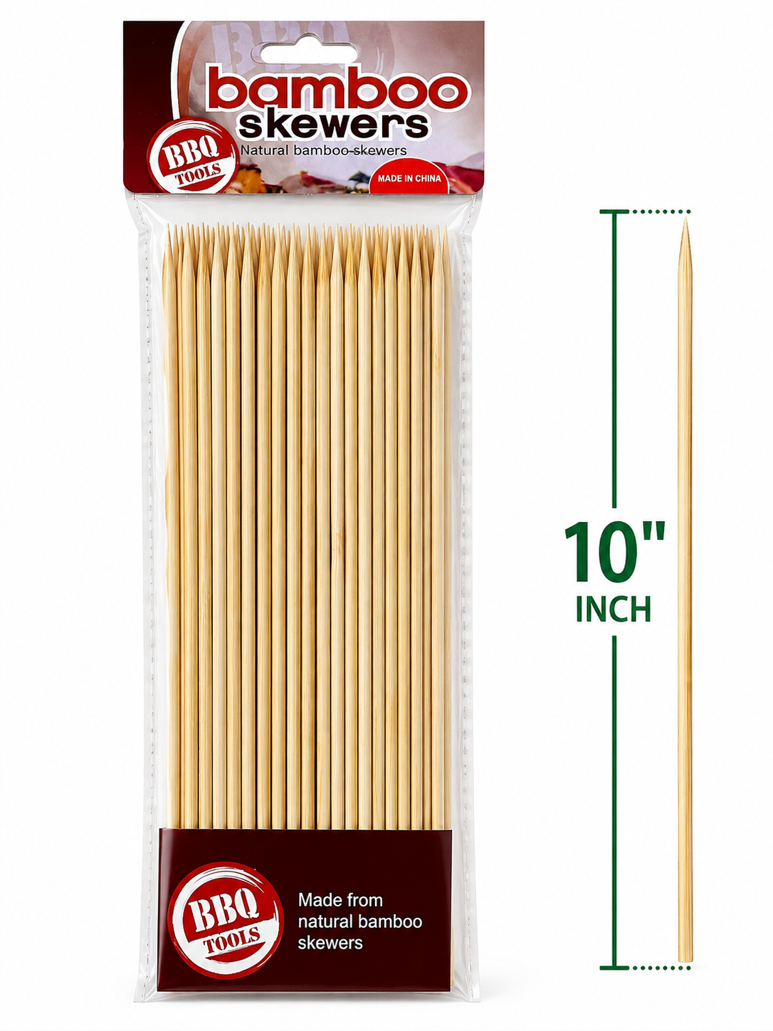 Bamboo Skewers - 10"