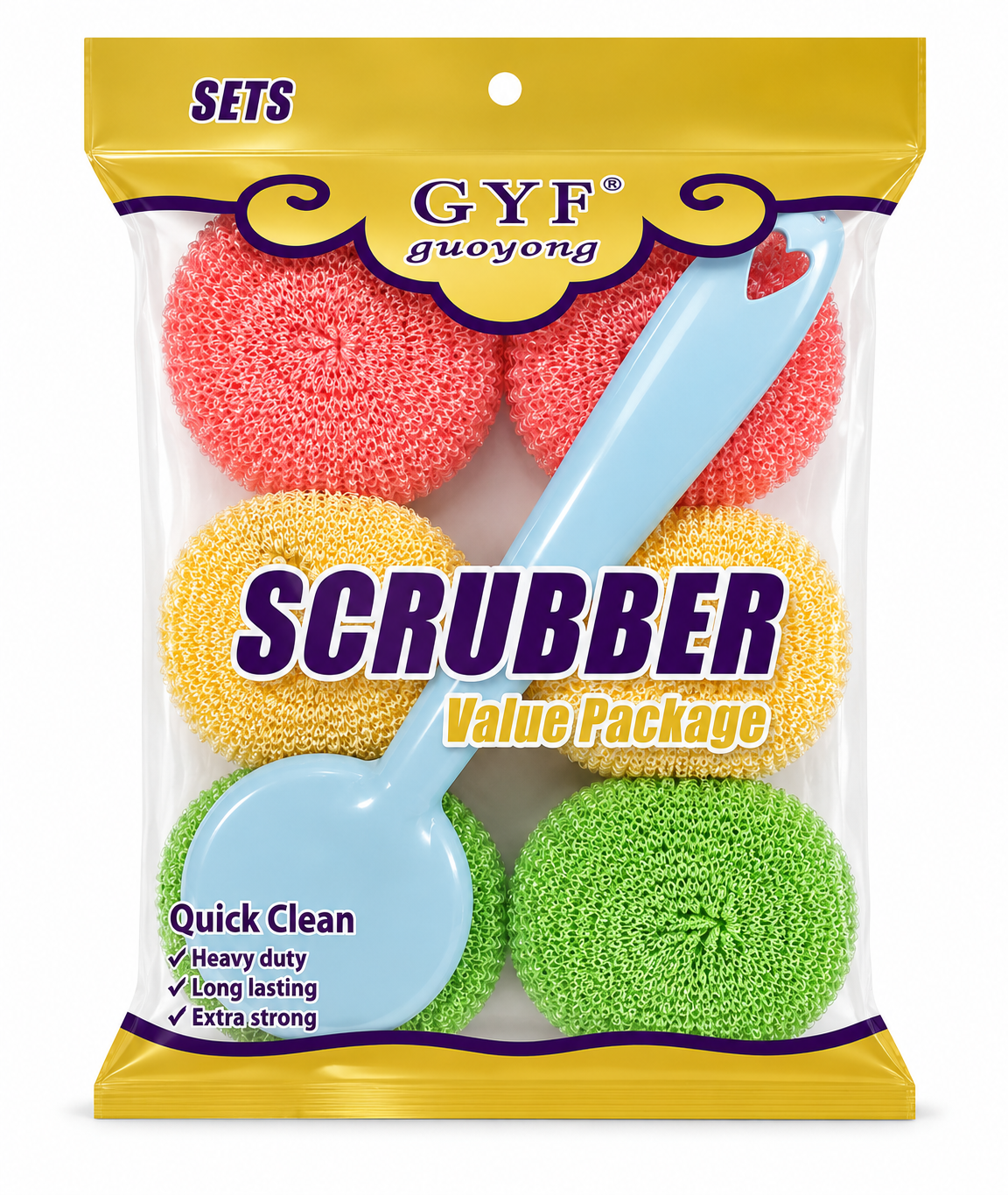 Kitchen Scrubber Cleaning Set