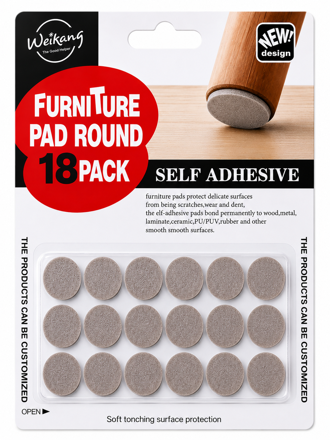 Furniture Pad Round - 18pk