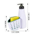 Ideal Kitchen Soap Dispenser Caddy w/ Sponge