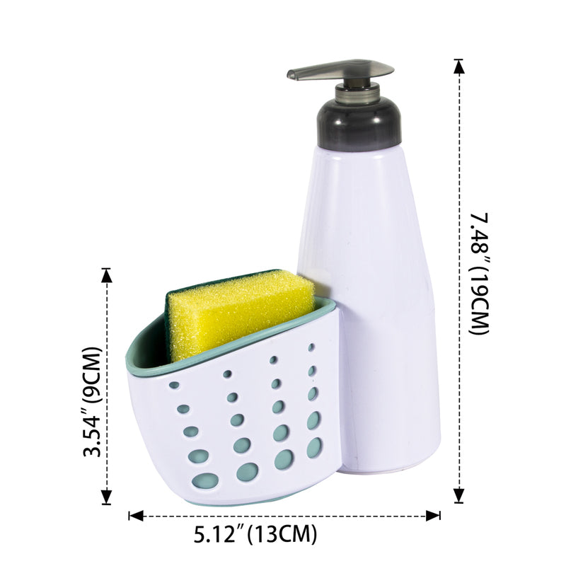 Ideal Kitchen Soap Dispenser Caddy w/ Sponge