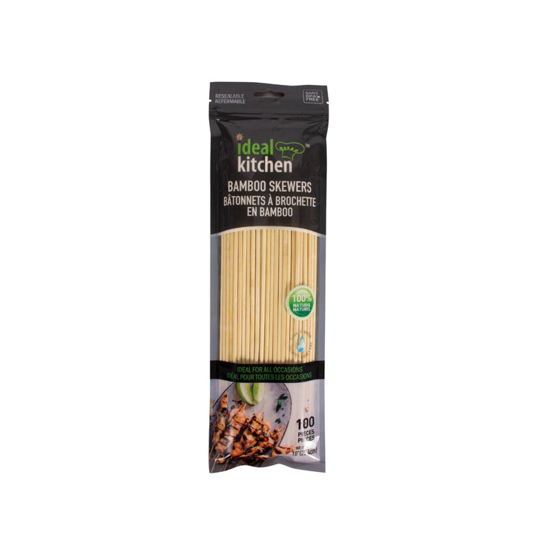 Ideal Kitchen Bamboo Skewers 100CT 10in