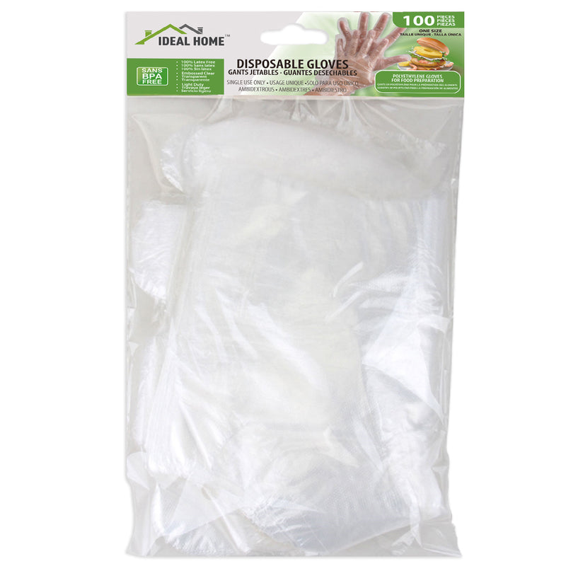 Ideal Home Disposable Gloves 100PK