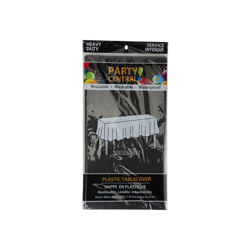 Table Cover Rectangular 54*108In Black