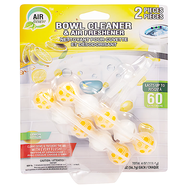 Air Fusion Bowl Cleaner & Freshener 10PK Lemon