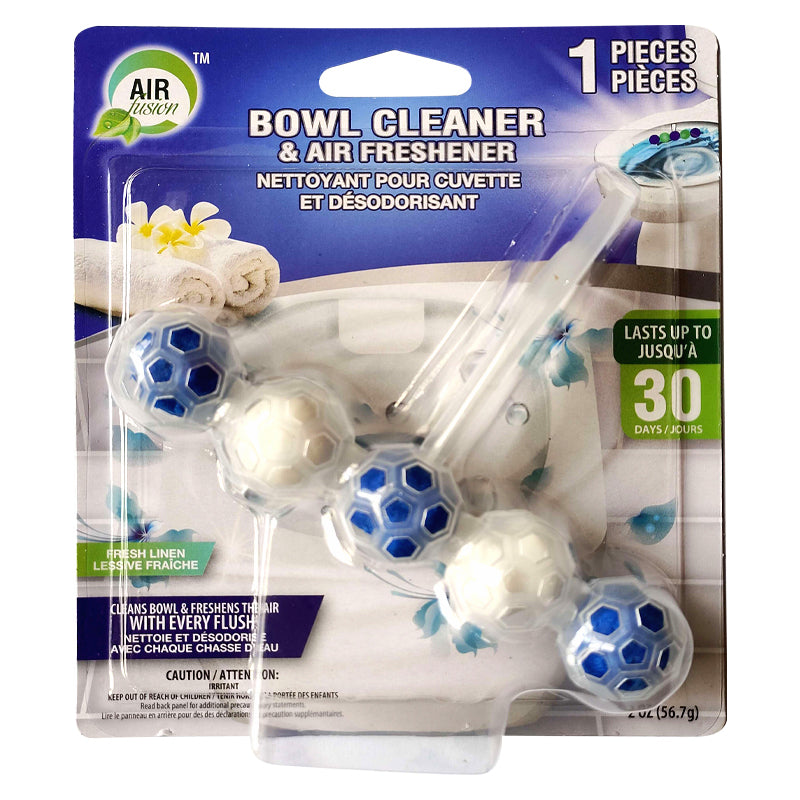 Air Fusion Bowl Cleaner & Freshener 5PK Fresh Linen