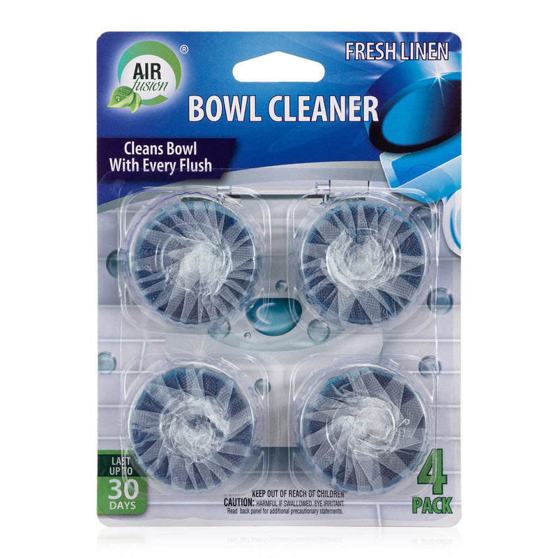 Air Fusion Bowl Cleaner & Freshener 4PK Linen