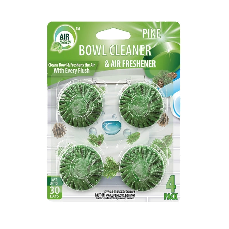 Air Fusion Bowl Cleaner & Freshener 4PK Pine