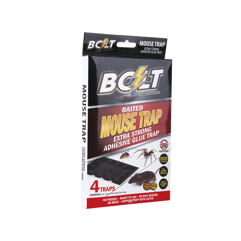 Bolt Pest Mouse Trap 4PK