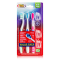 Oral Fusion Toothbrush 6PK White & Bright Med