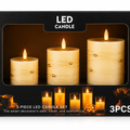 LED Candle 3PC Gift Set - 4"-6"