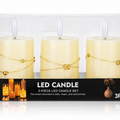 LED Candle 3PC Gift Set - 5"