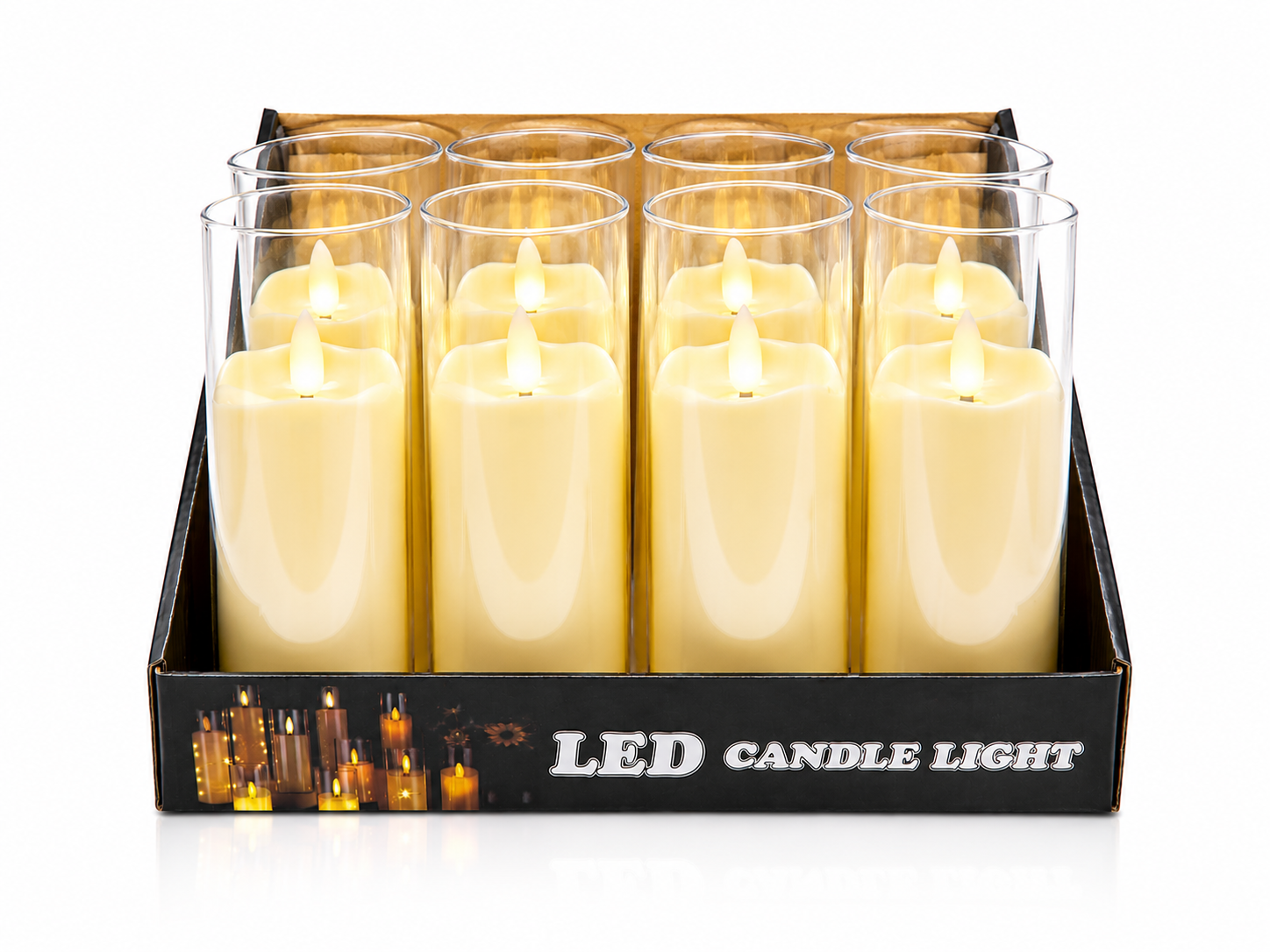 LED Flickering Candle 5"