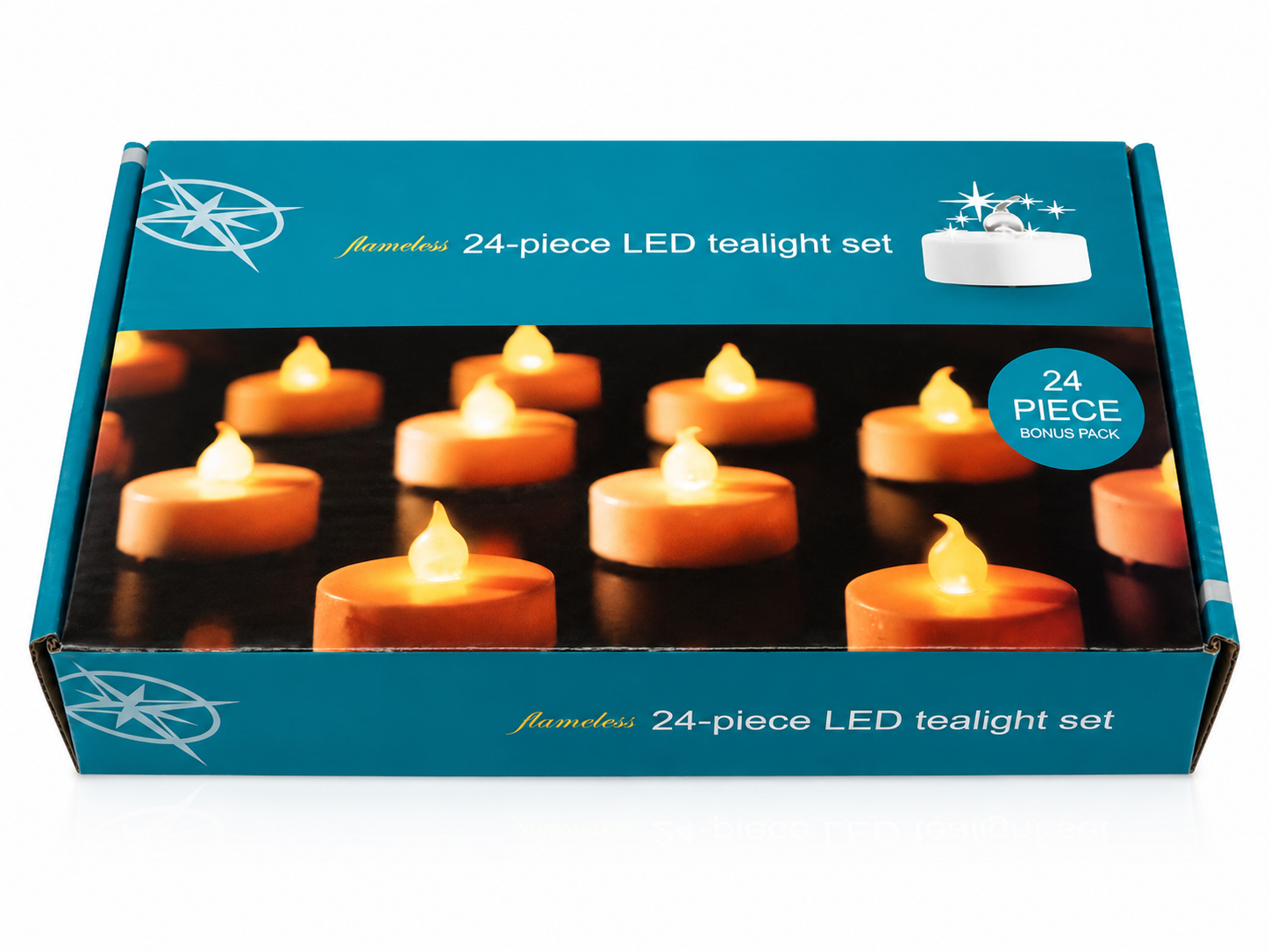 LED Tealight Gift Set - 24pcs
