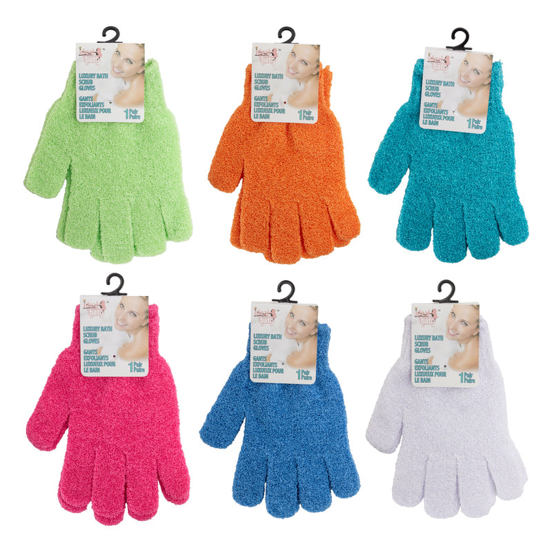 Ideal Bath Luxury Scrub Glove Solid