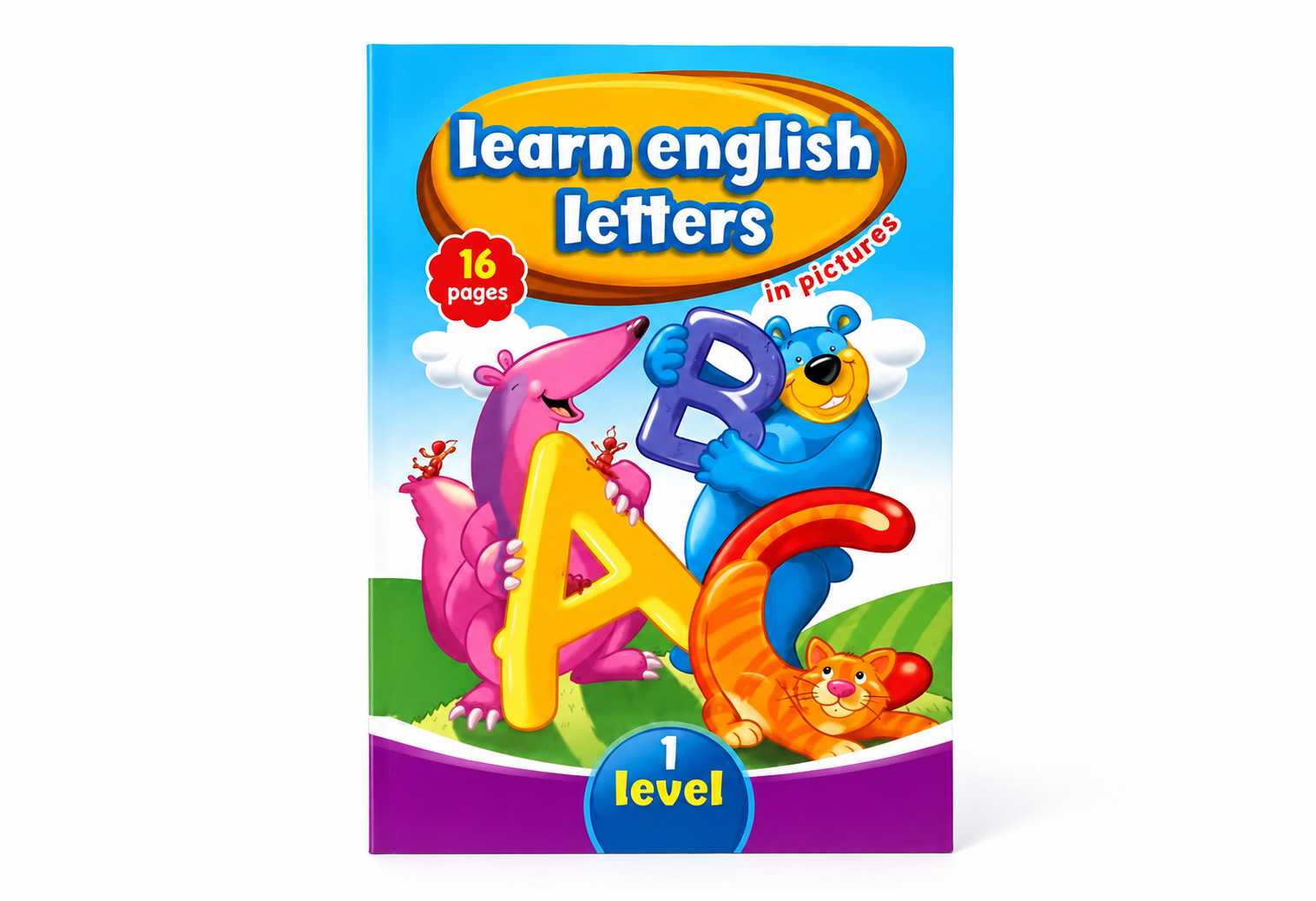 Learn English Letters 16pg – Level 1