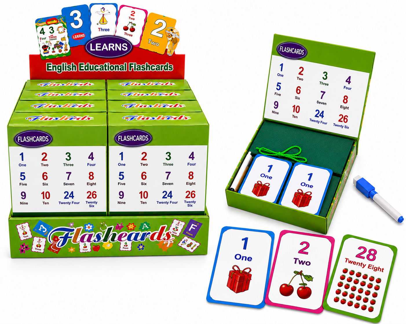 Number Flashcards Learning Set