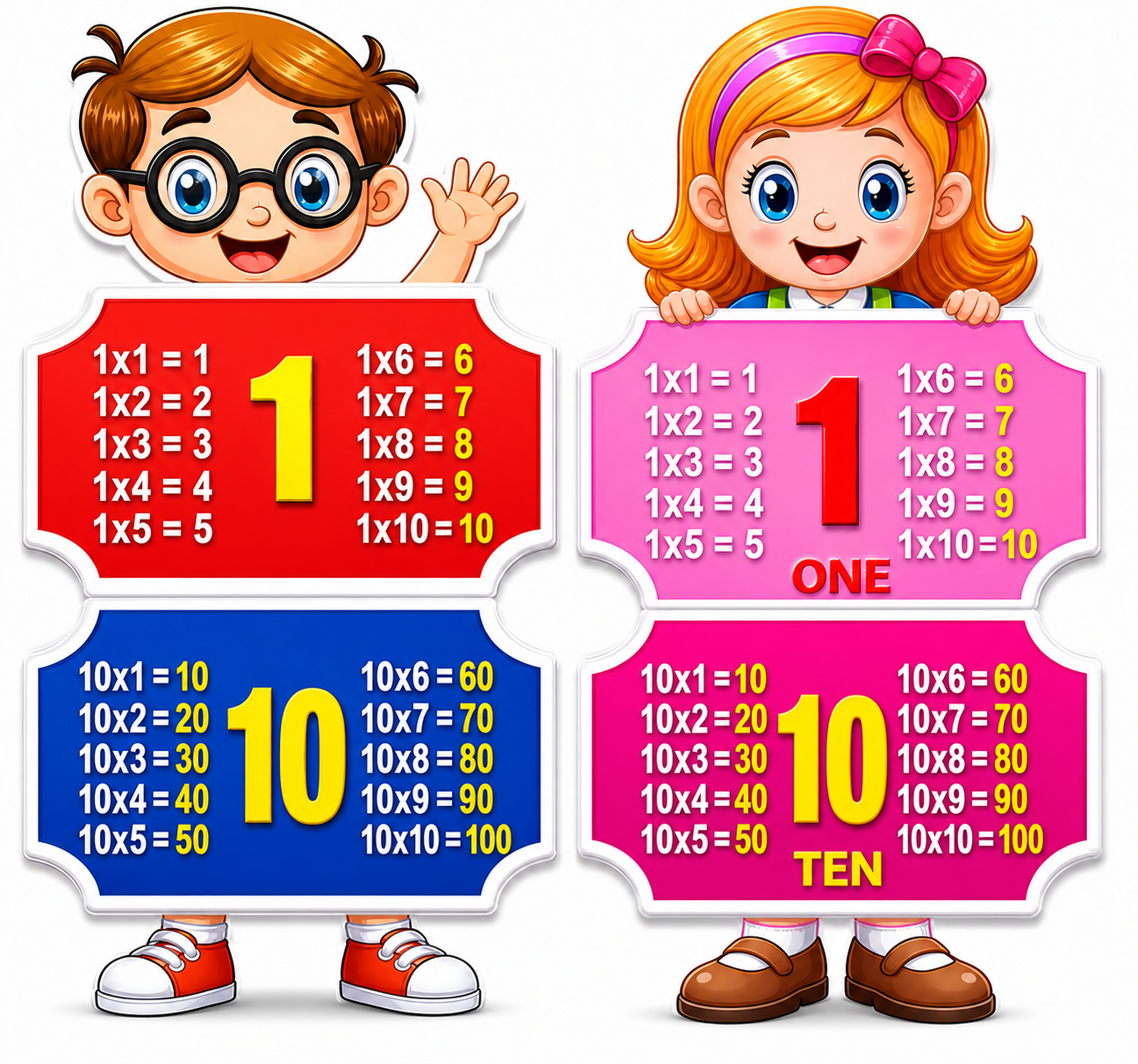 Multiplication Book 3D