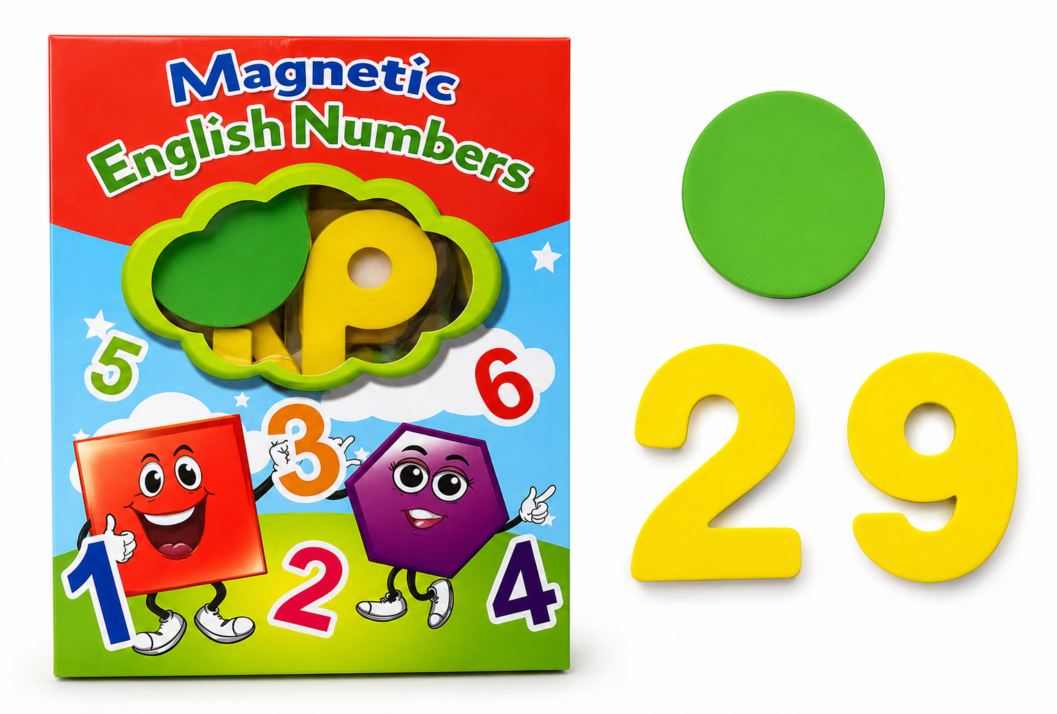 Magnetic English Numbers Learning Set