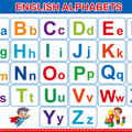 English Alphabet Mat - 20" x 28"