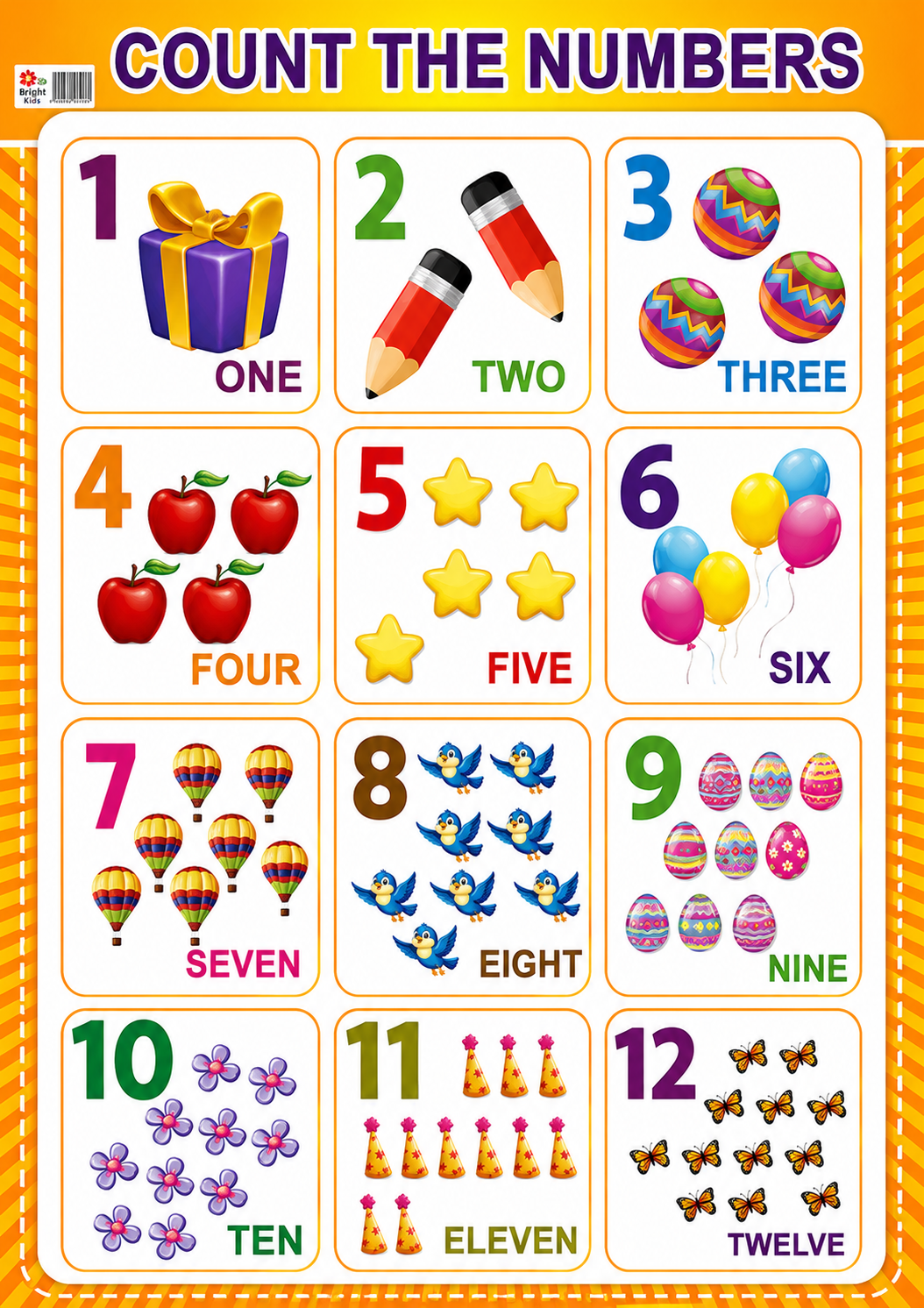 Number Counting Mat - 20" x 28"