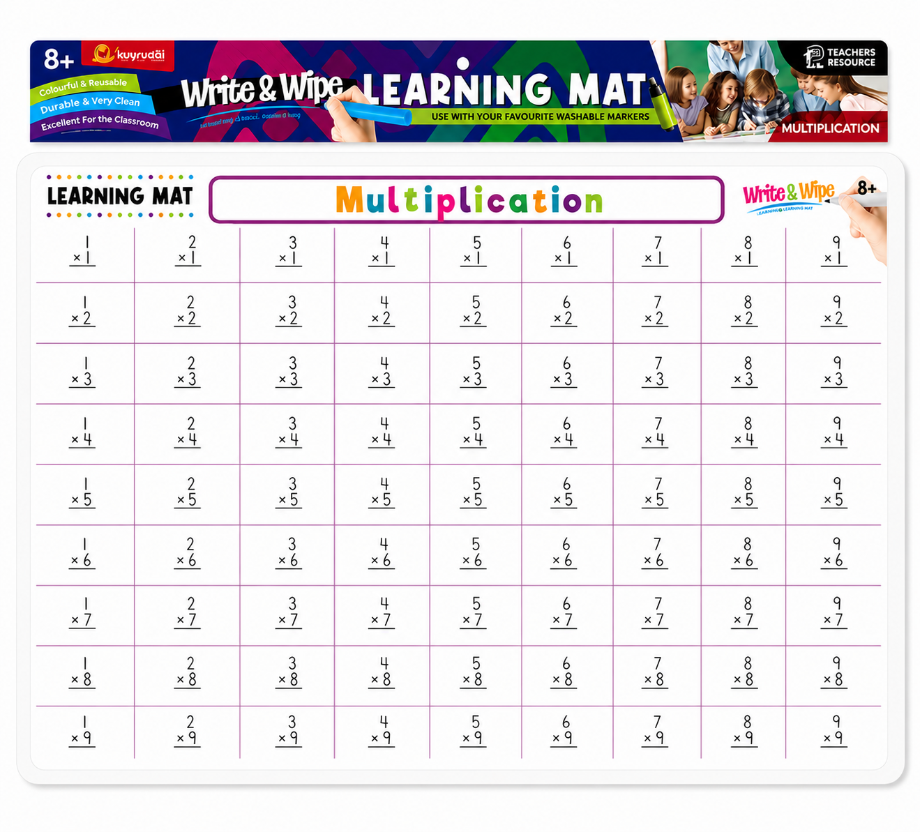 Learning Mat - Multiplication