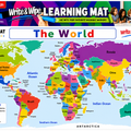Learning Mat - World Map